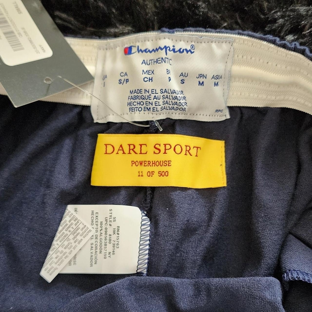 Champion Navy Graphic Wolves Athletic Shorts - Picture 4 of 5
